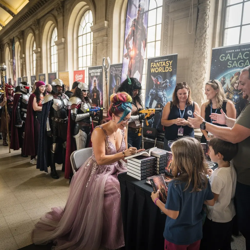 HrdinovГ© v futuristickГЅch zbrojГ­ch na vesmГ­rnГ© lodi