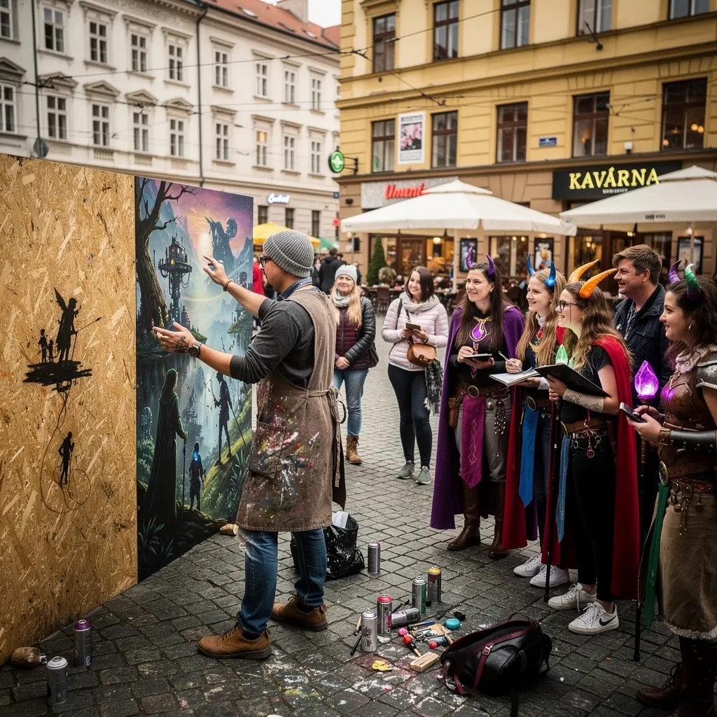 Krycí stránka epického románu s tajemnou ženou a magickým artefaktem.
